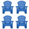 Little Tikes Garden Chair - Blue 4 Pack